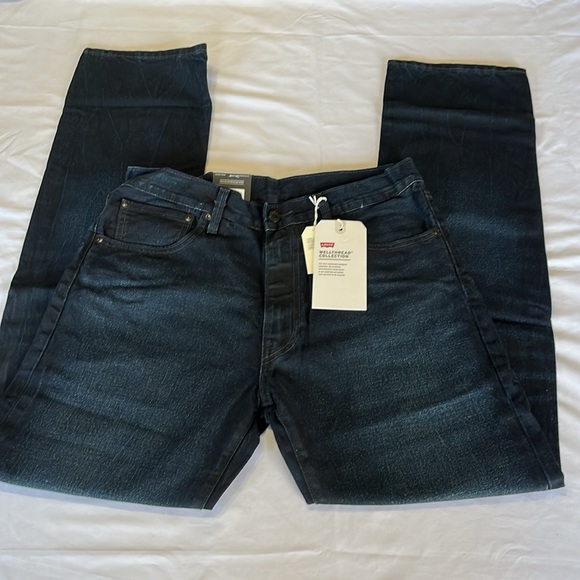 Levi's 1961 Mens Wellthread 551Z Authentic Straight Fit Jeans Raven Lily NWT - Picture 7 of 14